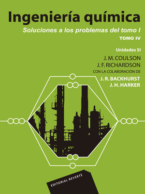 cover image of Ingeniería química. Soluciones a los problemas del tomo I